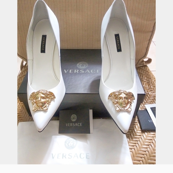 Versace Shoes - ✨Medusa Heels✨Gold Versace Pumps FINAL SALE PRICE